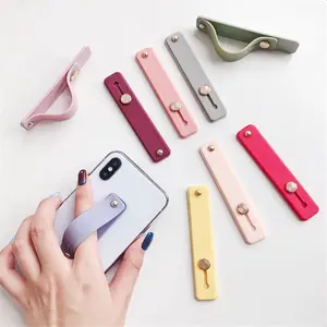 Pols Bandjes Houder Vinger Grip Mobiele Telefoon Case Houder Stand Push Pull Universele Telefoon Houder Voor Iphone 13 12 11 X Max