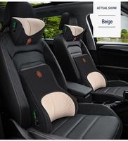 Oreiller relaxant pour le cou Siège arrière Appui-tête confortable Oreiller Simulation Masseur humain Oreiller de voyage Accessoires Coussin de siège de voiture