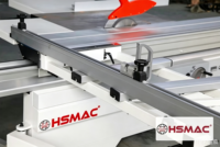 Scie à table horizontale à glissière neuve à prix abordable avec moteur, coupe de précision haute précision pour le travail du bois