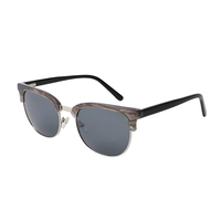 Lunettes de soleil polarisées œil de chat en acétate, style Clubmaster, faites à la main, monture métallique, collection 2026 – Meilleures ventes