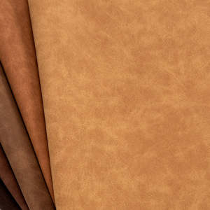 جلد البقر المدبوغ Nubuck الصناعي القائم على المياه فو بو للأحذية - Product Image 5