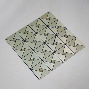 Impermeável 3D alumínio mosaico parede telha decoração adesivos auto-adesivo para exterior Villa paredes estilo asiático Design - Product Image 4