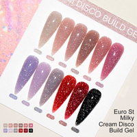 Caixuan Fournitures pour ongles Gel d'extension d'ongles professionnel Euro St Milky Creamy Disco Build Gel