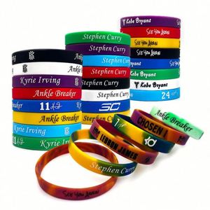 Pulsera de Goma Promocional de Alta Calidad con Diseño Personalizado con Mensaje o Logotipo, Pulsera de Silicona de PVC Personalizada - Product Image 1