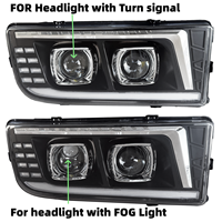 Phares de projecteur modifiés à double lentille LED pour camion Mercedes-Benz Actros MP1 EURO 1996-2015