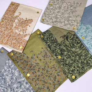 Scialle arabo musulmano Shemagh foulard islamico uomo kefiah Hijab sciarpa regalo ricamato 10cm Hijab Kashmir 55x55 pollici - Product Image 1