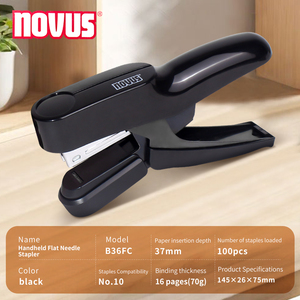 Agrafeuse à aiguille plate manuelle <span class=keywords><strong>NOVUS</strong></span> Agrafeuse à aiguille plate n° 10 Agrafeuse à aiguille plate manuelle pour papeterie Utilisation au bureau B36FC - Product Image 6