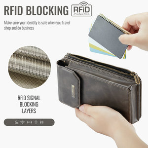 Étui pliable magnétique RFID CaseMe <span class=keywords><strong>R20</strong></span> pour Z Fold 6 5 4 7, étui universel multifonctionnel antichoc et étanche avec porte-cartes - Product Image 3