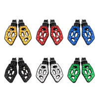 Juego de Reposapiés Antideslizantes para Motocicleta, Fabricados en Aluminio CNC