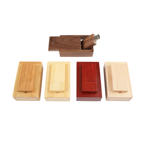 แฟลชไดรฟ์ USB เป็นมิตรกับสิ่งแวดล้อม พร้อมโลโก้สั่งทำ จำนวนมาก วัสดุไม้ - Product Image 4