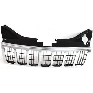 Rejilla de parrilla para Jeep <span class=keywords><strong>Grand</strong></span> <span class=keywords><strong>Cherokee</strong></span> 2005 <span class=keywords><strong>2006</strong></span> 2007 carcasa cromada con inserto negro de plástico OEM 55156814AB - Product Image 5