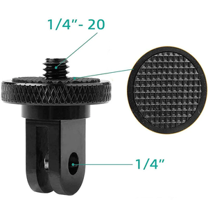 Adaptador de Trípode con Rosca, Soporte Giratorio de 360° para Go <span class=keywords><strong>Pro</strong></span> 13 12 11 10 9 Insta 360 X5 <span class=keywords><strong>X4</strong></span> DJI OSMO 360, Accesorios para Cámara - Product Image 3