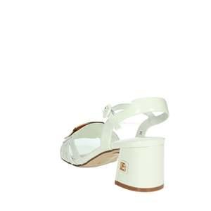 Laura Biagiotti Women's Heeled Sandal Beige 9049 Block <b>Heel</b> Summer Wear - Product Image 2