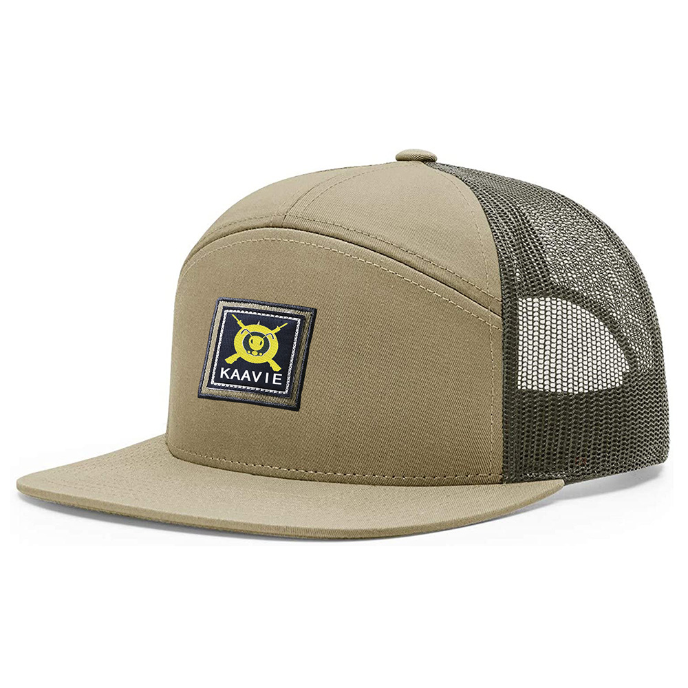 100% Cotton Curved Brim Trucker Baseball Cap White Color