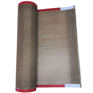Sabuk Konveyor Jaring Ptfe Serat Kaca Dilapisi Kain <span class=keywords><strong>Kevlar</strong></span> 4X4 10X10 Suhu Tinggi - Product Image 6