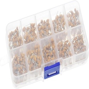 OKYN-Y2088 500 pièces 10 valeurs chacune 50 0.1uF-10uF(104~106) 50V Kit d'assortiment de condensateurs céramiques multicouches - Product Image 4