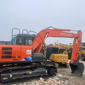 Original Japan Motor Gebraucht Hitachi120 Bagger Gebraucht maschinen 12 Tonnen Bagger Hitachi Zx120 - Product Image 1