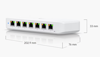 USW-Ultra Ultra Original Baru 8-port GbE PoE PoE++ Input Layer 2 Pilihan Pemasangan Serbaguna Switch Jaringan Ringkas USW-Ultra