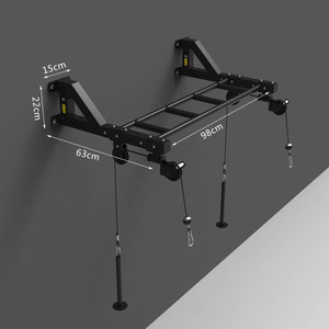 בטיחות-תכונות בטיחות פלדה סמיכה ברים נגד החלקה מעמוד מוטות calistenics עץ ידיות מעמדות אחיזה לגברים - Product Image 5