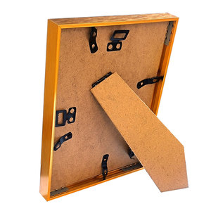 Custom Narrow <strong>Gold</strong> Aluminum Alloy Picture <strong>Frame</strong> Wall <strong>Square</strong> Metal Photo <strong>Frame</strong> A2 Size Poster <strong>Frame</strong> with Glass Materials - Product Image 2
