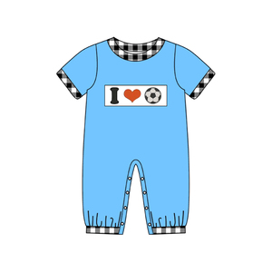 Bán Buôn Nhà Máy Chất Lượng Cao Bé Trai Romper Đi Săn Bắn Màu Xanh Lá Cây Màu Dài Tay Áo Bong Bóng Romper - Product Image 6