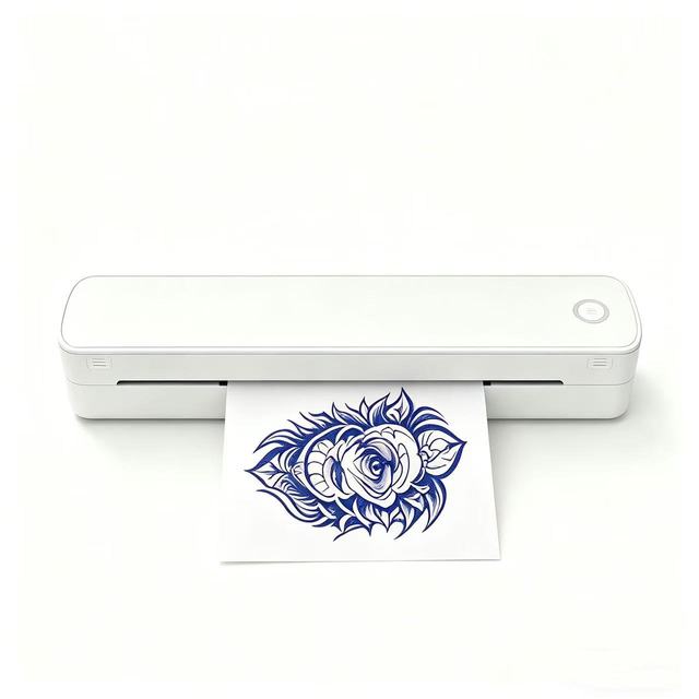 Multifunctional A4 Thermal Printer Supports 216mm Paper Barcode Printing USB Interface 1-Year Warranty Stock 2600mAh Battery