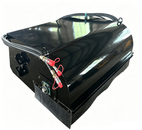 Nouvel accessoire balayeuse auto-basculante hydraulique fermée pour chargeuse sur pneus et mini-chargeuse, nettoyeur de sol d'usine, garantie six mois