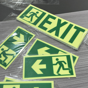 Dấu hiệu thoát hiểm phát sáng phát sáng trong bóng tối dấu hiệu an toàn - Product Image 2