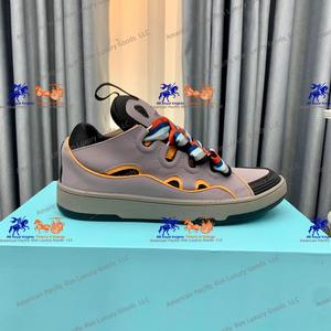 Nuevos Zapatos Casuales de Diseñador para Hombre y Mujer, Punta Cerrada, Material Superior de Cuero Vacuno, Tendencia de Moda para Caminar en Primavera, LANVINs - Product Image 1