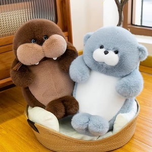 ของตกแต่งตุ๊กตาสัตว์ทะเลซีรีส์โอเชียน - ตุ๊กตาสัตว์ทะเลน่ารักสามตัวสำหรับตกแต่งบ้านและของขวัญเทศกาล - Product Image 5