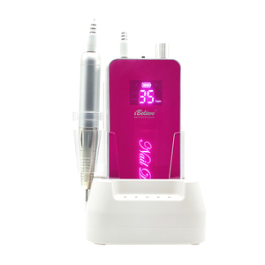 Strong Pink <strong>Battery</strong> Powered Rechargeable Electric <strong>Nail</strong> Art Drill <strong>File</strong> 35000RPM - Product Image 3