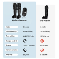Bottes de récupération musculaire à compression d'air séquentielle à 4 chambres, personnalisables avec étiquette privée