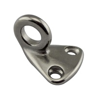 Crochets muraux en acier inoxydable moulé pour suspension de tissus, à œil fermé, pour équipement de rigging OEM