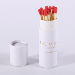 Emballage personnalisé écologique pour bougies en verre, boîte en <span class=keywords><strong>tube</strong></span> de <span class=keywords><strong>carton</strong></span>, bougies de soja, allumettes de sécurité, tubes en papier kraft cylindriques - Product Image 2