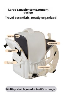 Sac à dos pour ordinateur portable personnalisé de 15 pouces en Oxford durable, unisexe, élite professionnelle, grande capacité, pour les voyages d'affaires - Product Image 6