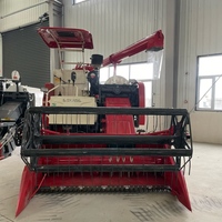 Moissonneuse-batteuse automotrice à chenilles pour riz, blé, colza et céréales, avec transmission par engrenages, moteur 88 kW et boîte de vitesses, également adaptée pour la récolte du manioc
