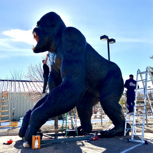 Scultura Realistica di <span class=keywords><strong>Gorilla</strong></span> di Grandi Dimensioni, Modello Animatronico di <span class=keywords><strong>Gorilla</strong></span> in Vendita - Product Image 1