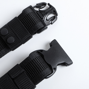 Cinturones Negros DF 096, Cinturones Negros y Blancos para Ceremonia, Cinturones de Servicio para Hombre, Accesorios de Uniforme de Seguridad para Hombre - Product Image 6