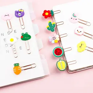 Creative Cute Cartoon Paper Clip Student Metal Paperclip Diy Decoration Shaped Paper Clip