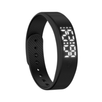 Wasserdichtes Anpassbares Vibrations-Smartarmband 3D-Schrittzähler Armbanduhr für Kinder