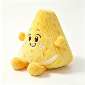 Peluche citron mignonne personnalisée, peluche agrumes, peluche tranche de citron jaune, jouet en peluche tranche de citron, animal en peluche fruit - Product Image 1