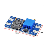 Modul Catu Daya Penguat Konverter DC-DC Step-Up YM-3703 yang Dapat Disesuaikan dengan Input Tegangan Lebar MAX 28V 2A Output