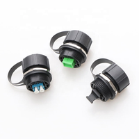 Adaptador/Acoplador de Panel IP67 ODVA LC SC MTP/MPO 8/12/24 con Tapa Antipolvo