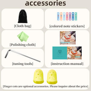 <span class=keywords><strong>Kalimba</strong></span> en bois pliable à 17 touches personnalisable - Vente en gros directe d'usine - Idée cadeau - Product Image 3