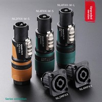 Connecteur audio SpeakON amélioré, tête Ohm NL4FXX-W-S/L, fabriqué en Chine pour amplificateur