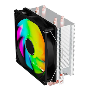 ESGAMING Dissipation efficace 4 caloducs CPU <span class=keywords><strong>refroidisseur</strong></span> d'air 12V <span class=keywords><strong>Gamer</strong></span> Gaming RGB <span class=keywords><strong>PC</strong></span> refroidissement radiateur ventilateur avec lames inversées - Product Image 1