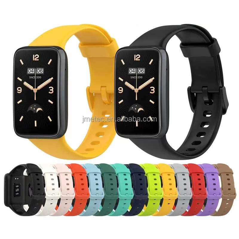 2022 Hot Sale Replacement Wristband Buckle Silicone Mi Band 7 Pro Strap For Xiaomi 7 Pro