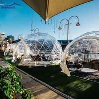 Prix d'usine Taille personnalisée Maison préfabriquée en dôme de jardin pour les centres de villégiature et les retraites dans la nature