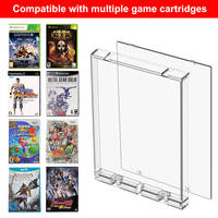 Boîte de rangement et de protection transparente pour cartouches de jeu PS Collection, compatible Playstation 2 PS2 XBOX WII DVD