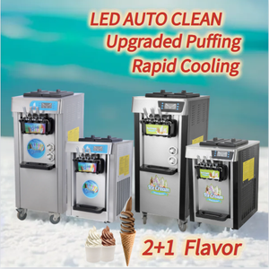 Automatique 1 2 3 saveur petit softserve <span class=keywords><strong>softice</strong></span> ce soft servir serveur glace machine à crème glacée fabricant 220 110v comptoir taiwan - Product Image 5